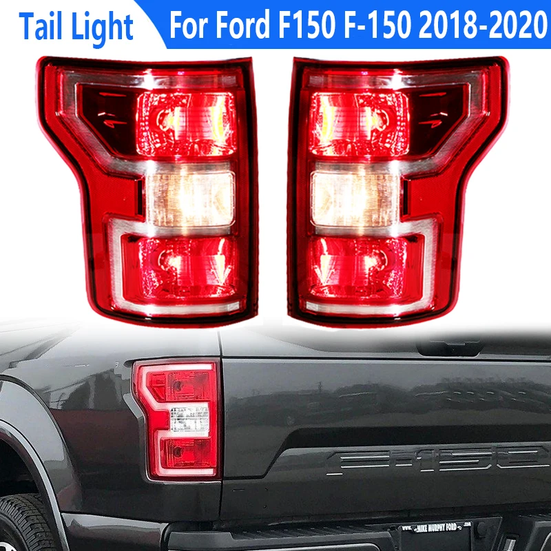 Car Rear Tail Light Brake Light For Ford F150 F-150 2018-2020 Warning Light Turn Signal Bumper Fog Light Tail Light Assembly