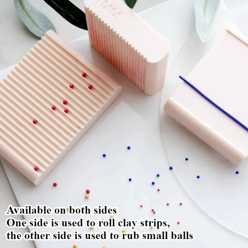 Polymer Clay Ball Rub Mold 1-5MM Rolling Strip Mold DIY Earrings Jewelry Rolling Clay Strip/ Ball Rub Polymer Clay Tool