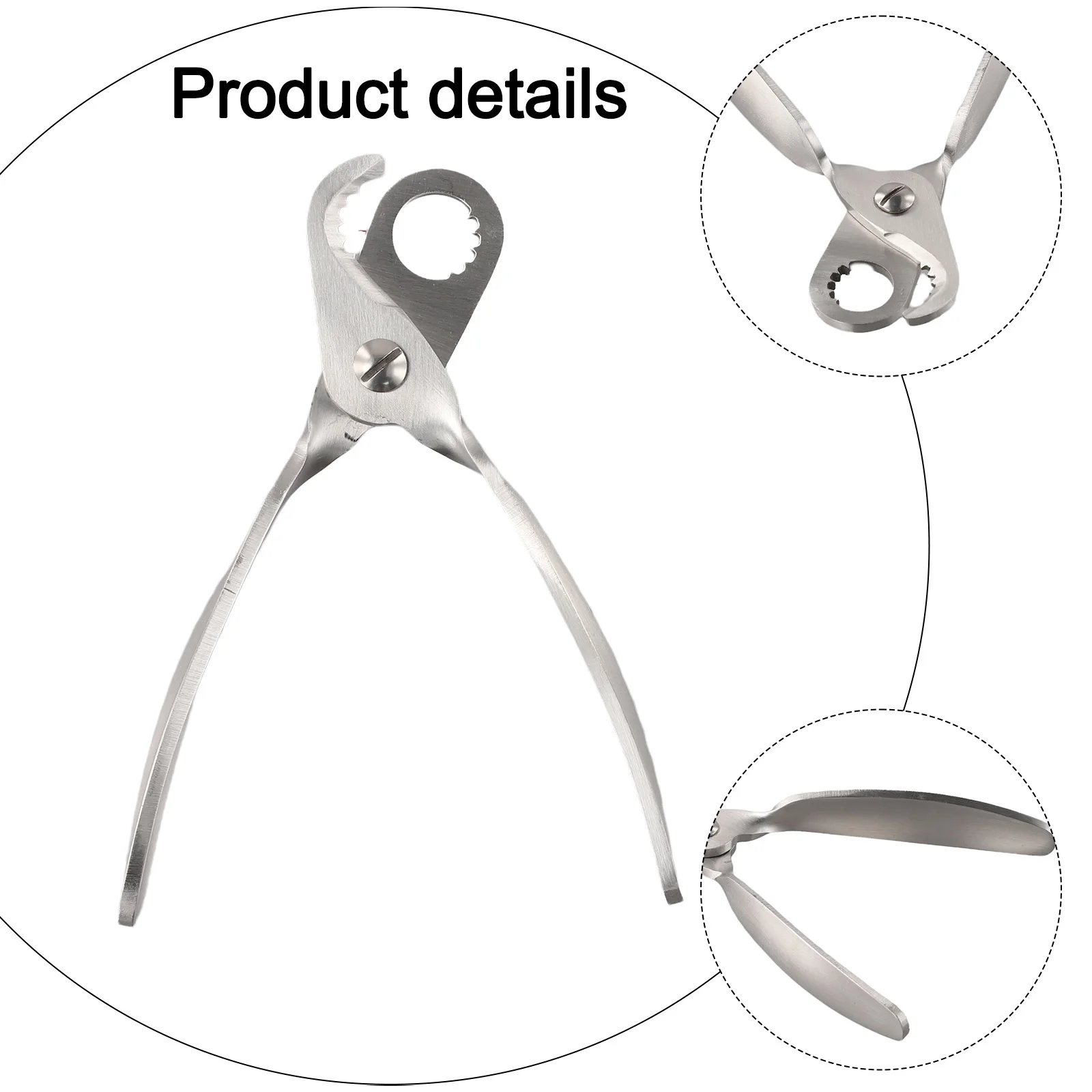 Sleek & Functional Snail Tail Cutting Tool Made from Stainless Steel Designed to Simplify Your Cooking Experience