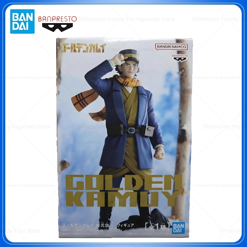 En Stock Bandai Banpresto Anime Golden Kamuy Sugimoto Saichi modelo de figura de acción juguetes 16Cm regalo coleccionable DT