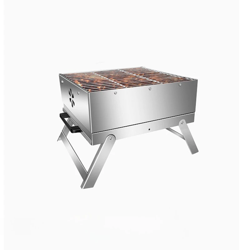 

Stainless Steel Grill Outdoor Camping Folding Portable