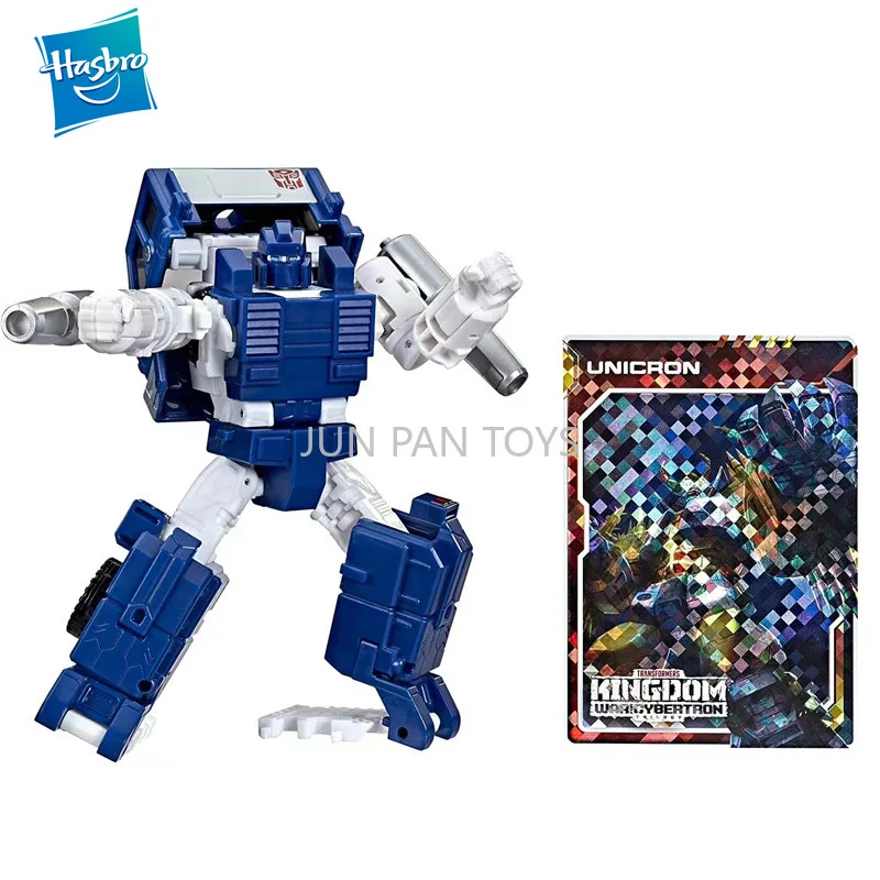 Takara Tomy-Hasbro Transformer Toys, War for Cybertron Kingdom, Autobot Deluxe Class, Sampling Pipes, Action Figure Model