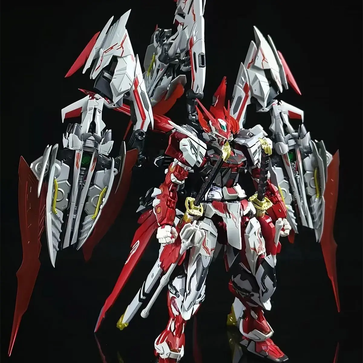 جديد حار دابان 8836 Mb1/100 ضلال الإطار الأحمر التنين الأحمر أطقم منمذجة عمل أرقام روبوت تمثال البلاستيك نموذج أطقم اللعب هدية #4