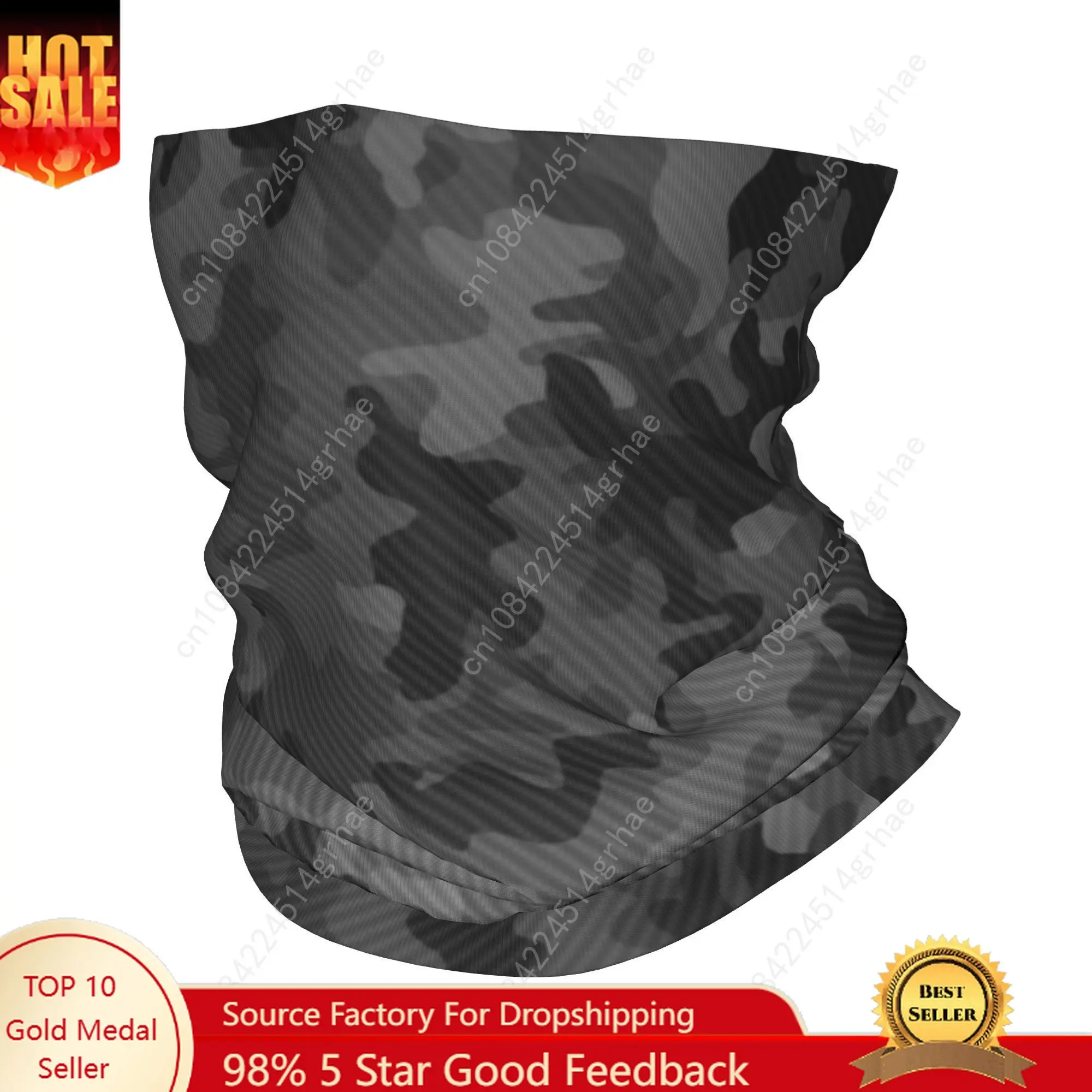 

Custom Carbon Camo Bandana Neck Gaiter UV Protection Face Scarf Cover Women Men Army Military Camouflage Headwear Tube Balaclava