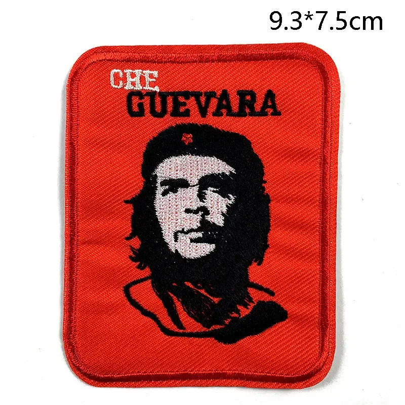 Iron on Embroidery Cloth Patches Che Guevara Clothing Embroidered Patches Thermoadhesive Badges Avatar Logo Stickers DIY Clothes