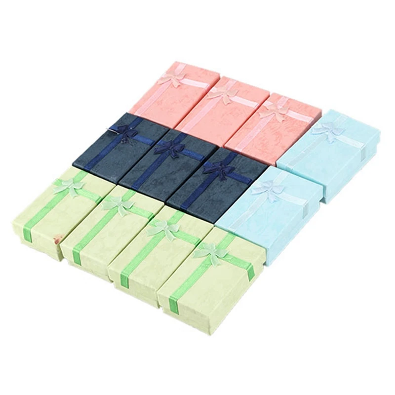 22 Pcs Schmuck Box :10 Pcs Elegante Lange Rechteckige Für Schmuck Präsentation Halsketten & 12 Pcs Assorted Schmuck Für Schmuck D