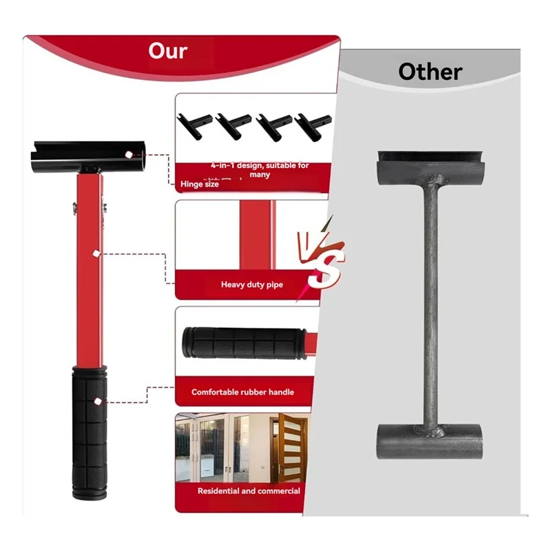 

ABZS Hinge Gap Adjusting Wrench Kit 4 In 1 Hinge Adjustment Tool For Residential And Commercial Door Hinge Adjustment Tool