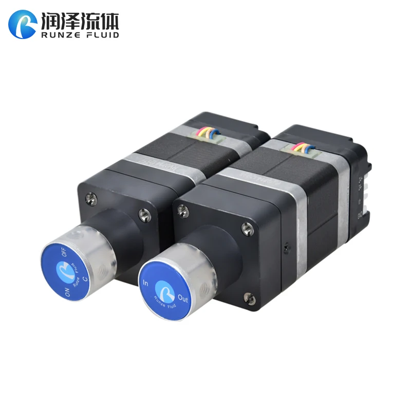 No Liquid Pulse Solenoid Valve 2/3/4 Way Switching Valve Stepper Motor Driven Long Service Life