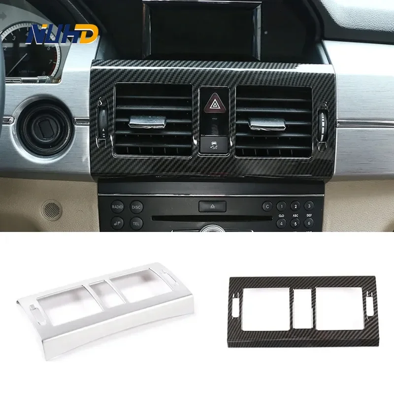 

Car Interior Front Center Console Air Condition AC Vent Outlet Panel Trim Patch Accessories For Mercedes-Benz GLK X204 2010-2012