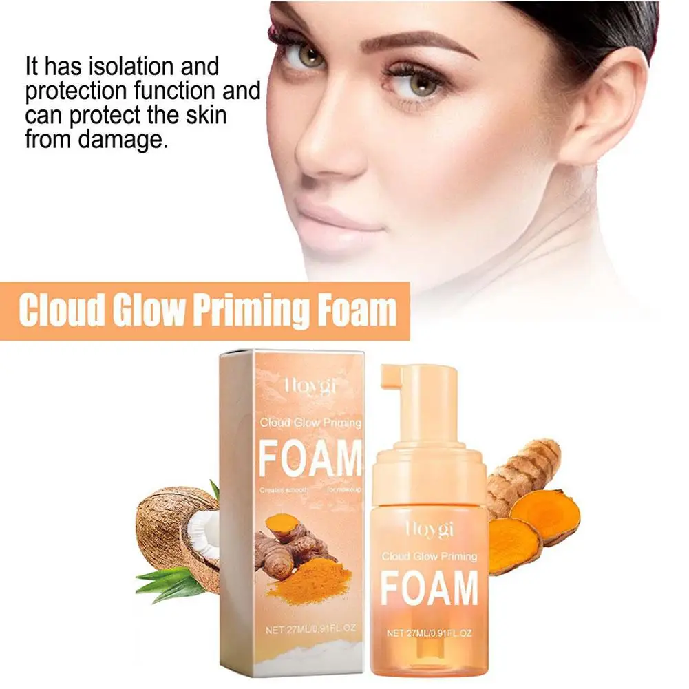 Turmeric Toner Face Essence Moisturizing Face Primer Makeup Control Pores Toner Base Oil Smoothing Face Serum Invisible X8i4