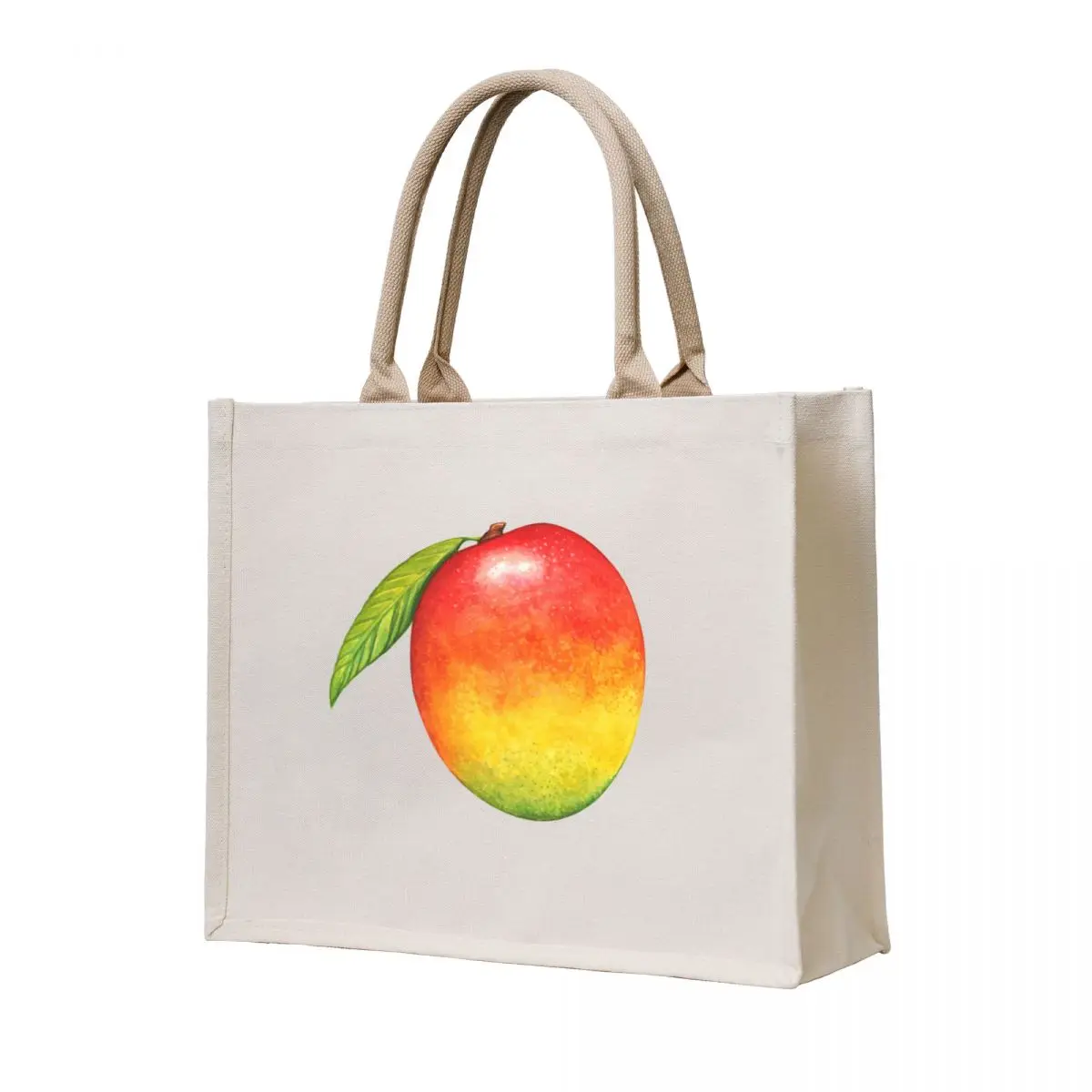 

Mango Pattern - Black Tote Bag shopper bag women canvas shopping bag tote bags aesthetic