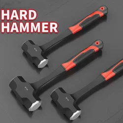 1pc Heavy Octagonal Hammer High-carbon Steel Hammer Non-slip Handle 1LB 2LB 3LB For Construction Site Installation Maintenance