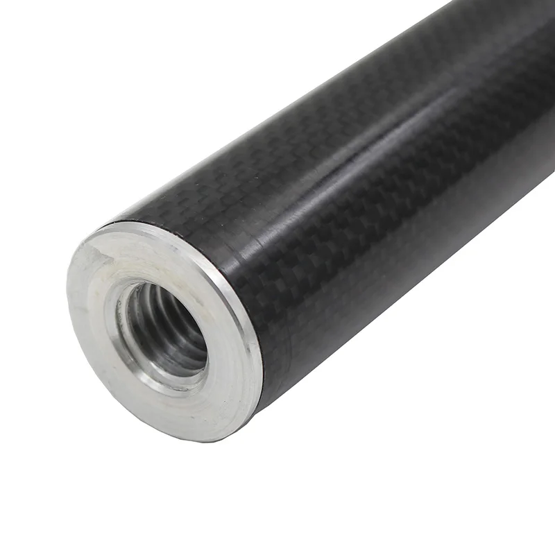 Black Carbon Fiber Measuring Rod Canopy Rod Diameter 32mm Length 45cm Measuring Rod for Surveying and Mapping