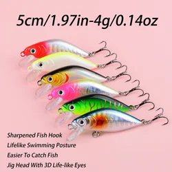 Jerkbait minnow hundible para lubina y trucha, swimbait