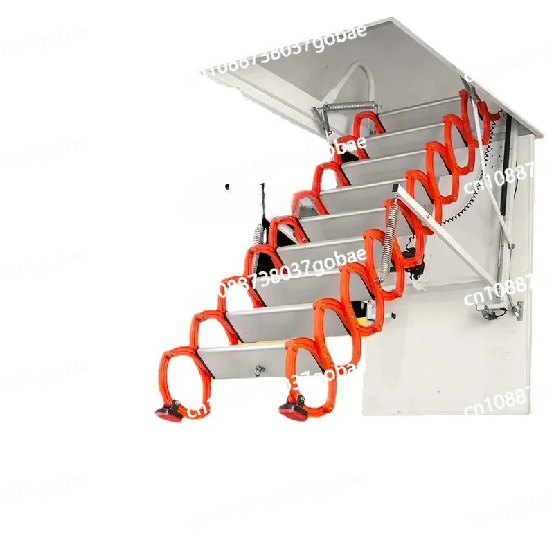 ZK Attic Retractable Staircase Folding Automatic Electric Lift Stretch Drop Invisible Lift