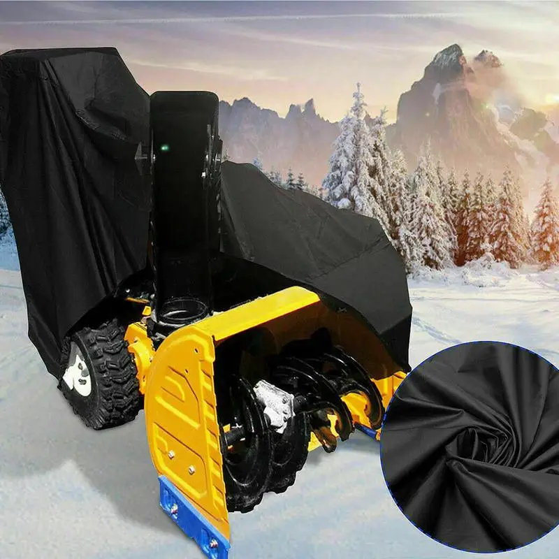 Accesorios para soplador de nieve, cubierta impermeable de tela resistente para todo tipo de clima, protege tu soplador de nieve de la lluvia