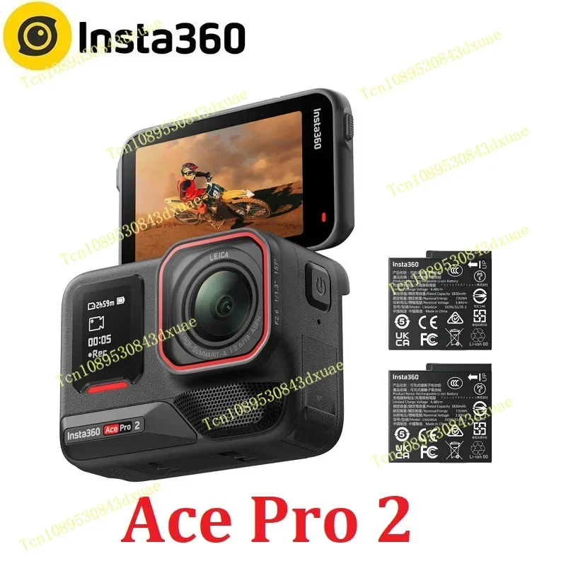 

Экшн-камера Insta360 Ace Pro 2, 8K, водонепроницаемая спортивная камера, продукты для совместной работы с Leica