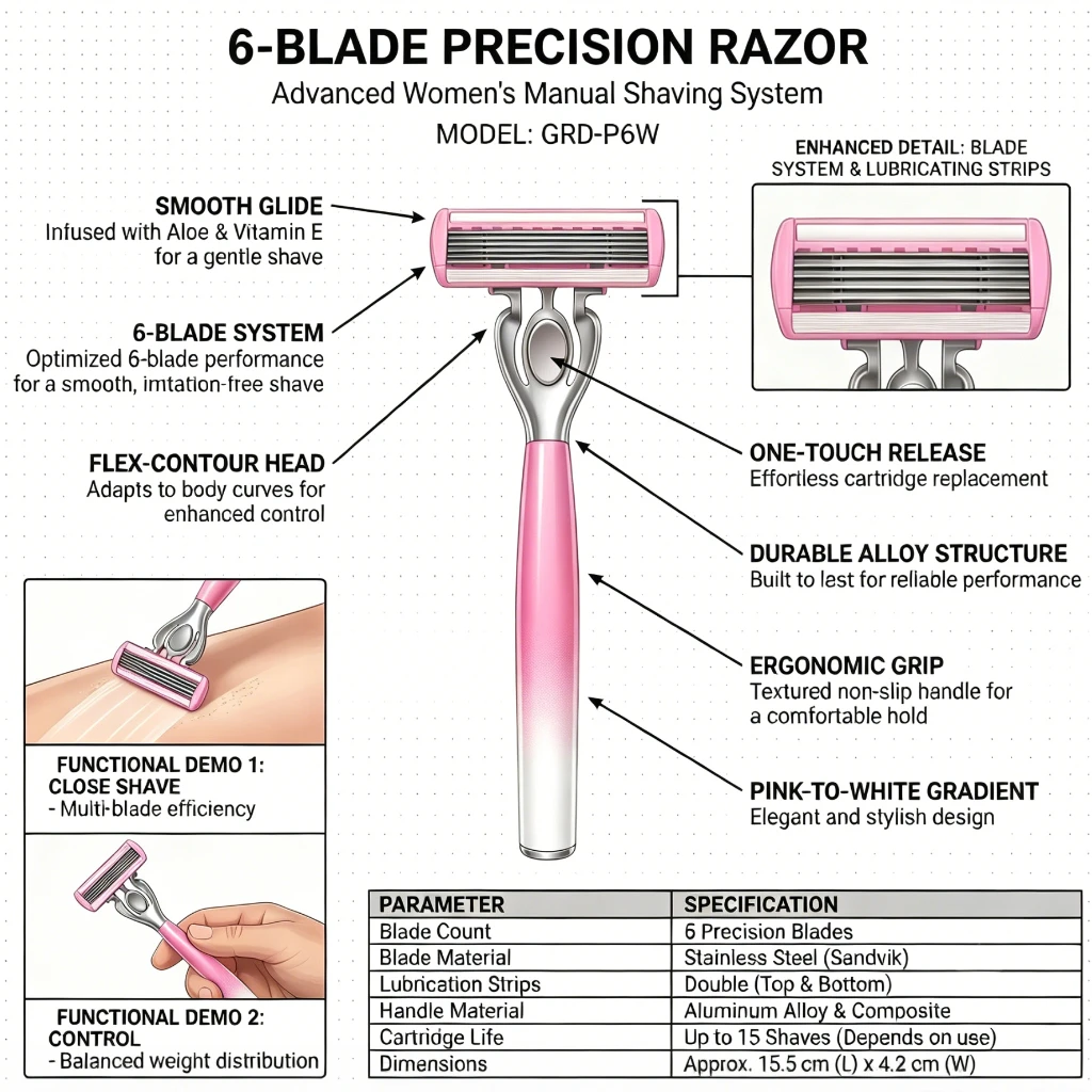 Women’s Manual Hair Trimmer 6- - Men'S Face Grooming 评论和价格