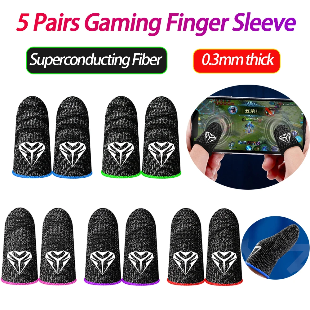 5 Pair Gaming Finge… - image