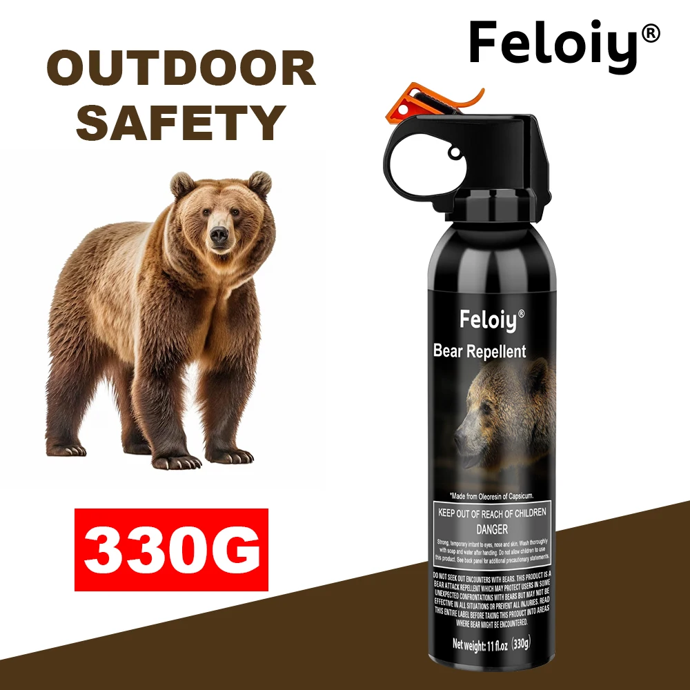 Pepper Spray, 2.0% OC, 1.34 Capsaicinoids, Super Hot Formula, Powerful Jet, Thick Fog Barrier, Provide Safe Protection Distance