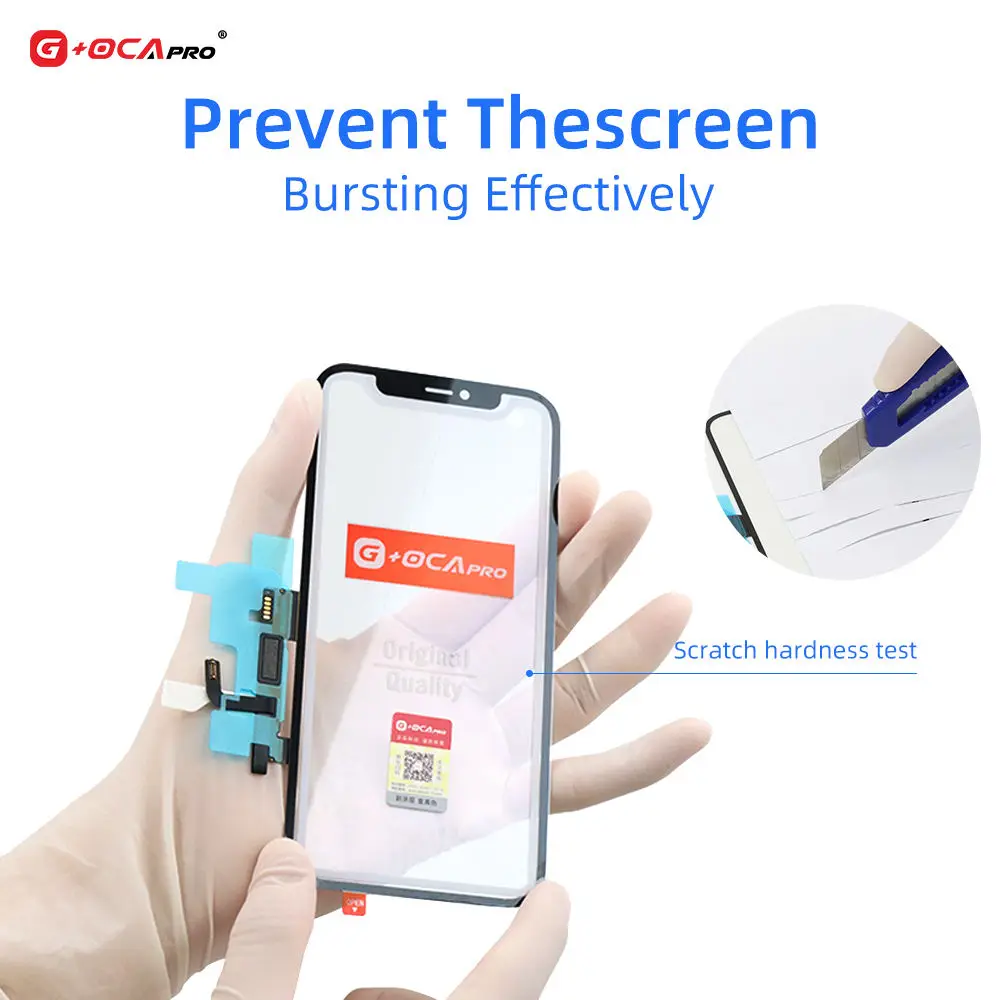 NEW G+OCA Pro Touch Long Flex for iPhone X Xs XSMax Touch  Panel Screen Digitizer with OCA Replacement (Pass All IOS)