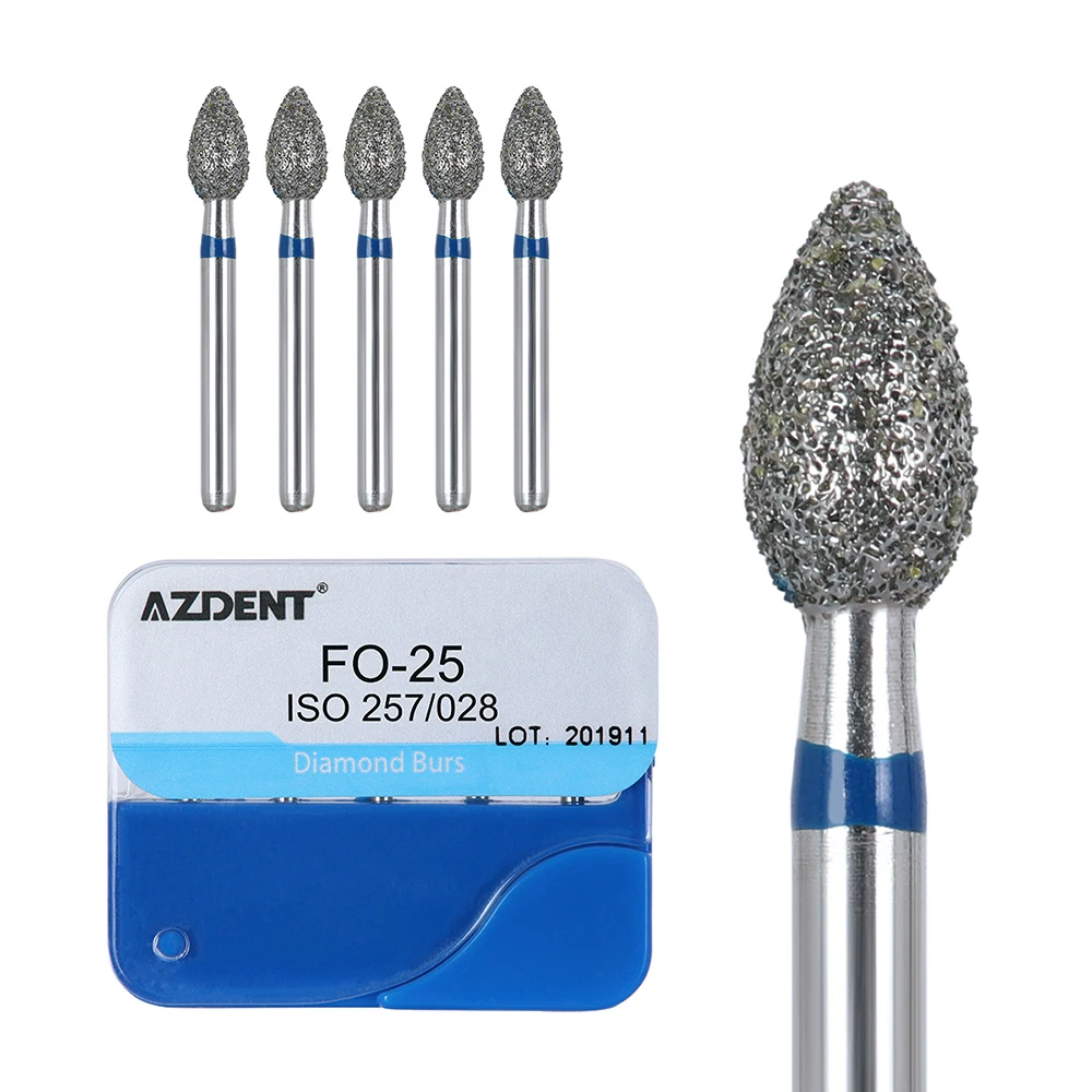 20 Boxen AZDENT Dental Diamantbohrer FG 1,6 mm für Hochgeschwindigkeits-Handstücke, mittlere Polierbohrer, Laborinstrumente, Zahnarztwerkzeuge – Detail 40