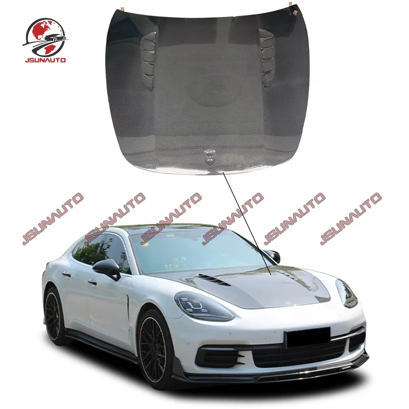 

Factory Supply 971 MSY Style Dry Carbon Engine Hood Cover for 17-23 Panamera GTS Turbo Hood Bonnet Carbon Part