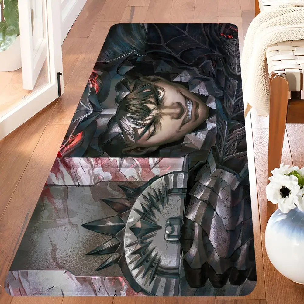 Anime Berserk Bathroom Mat Kids Room Bedroom Decoration Balcony Anti-Slip Doormat Living Room Welcome Rug