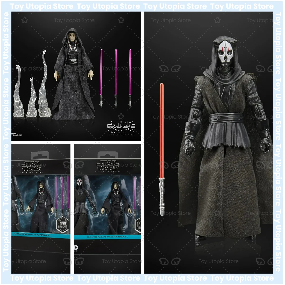 

En stock: Set 2 figuras acción Hasbro STAR WARS The Black Series Darth Nihilus y Darth Traya Knights of the Old Republic II