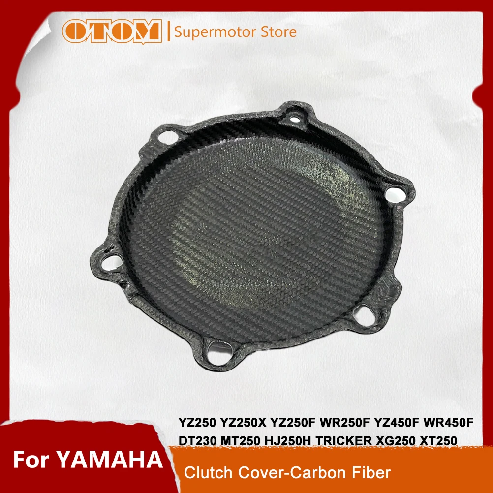 

Motorcycle Accessories Clutch Cover Guard Engine Carbon Fiber Protector For YAMAHA YZ250F WR250F YZ450F DT230 MT250 HJ250H XG250