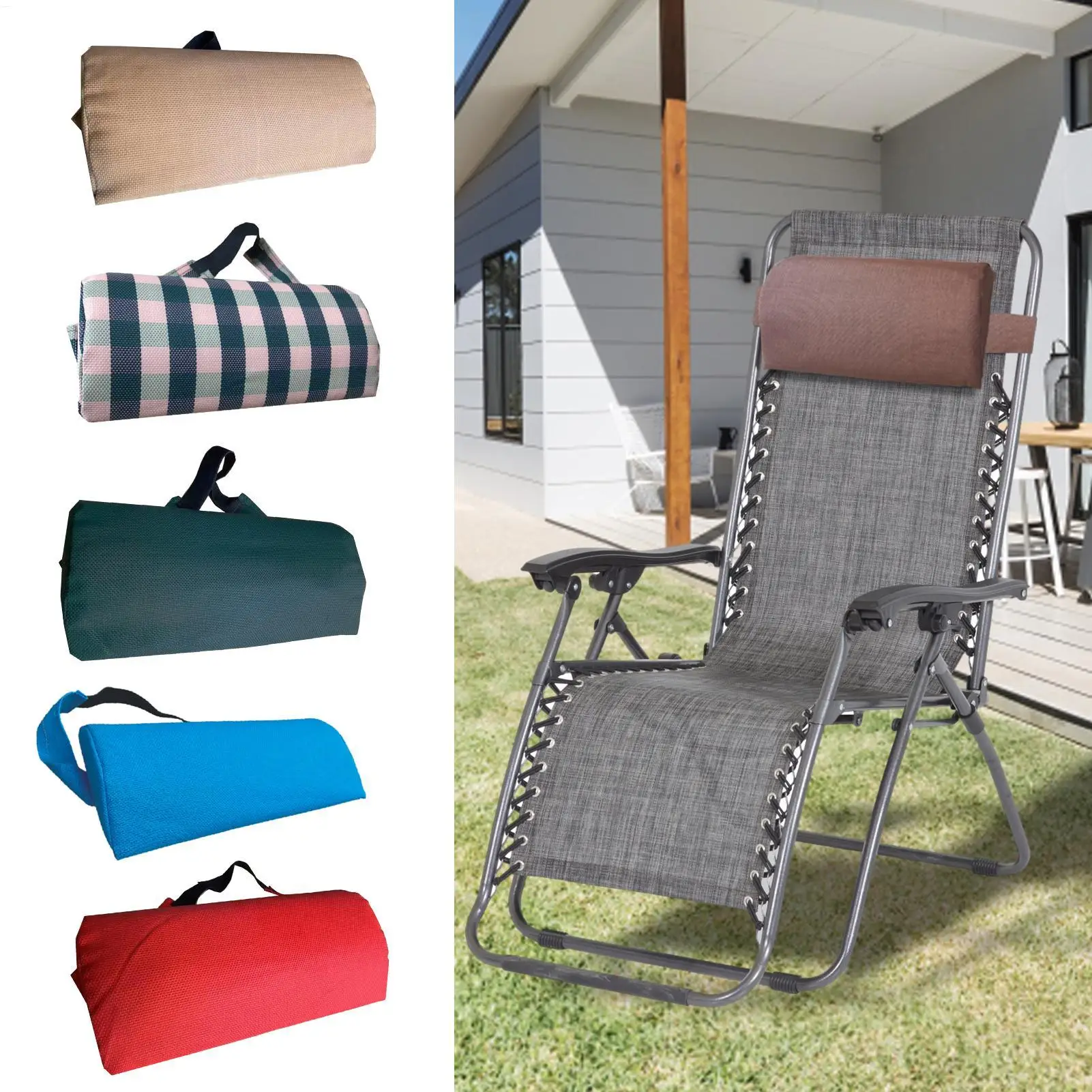 Recliner Neck Pillow Ergonomically Designed for Head and Neck Detachable Cushion Soft Headrest for Recliner Chairs Couches Beds