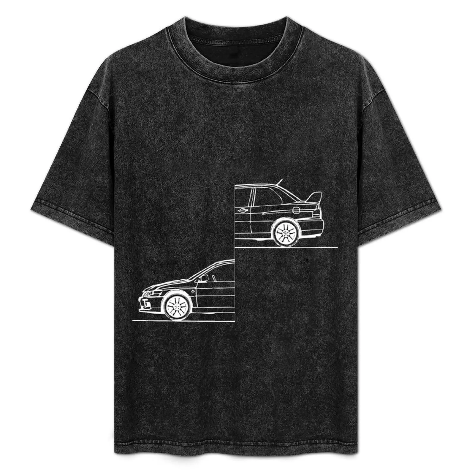 

Mitsubishi Evo 8 (White version) T-Shirt plain Funny t-shirt men tshirt