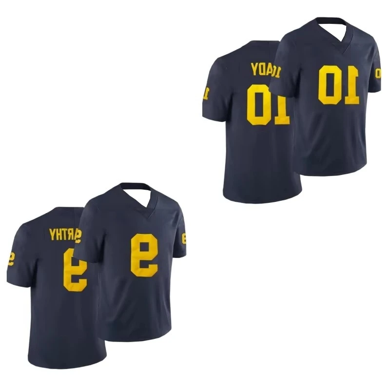 Retro Print American Football Jersey Men #10#9 Sportswear Short Sleeve Rugby Uniform Unisex Quick-dry Breathable Sweatshirt Moto