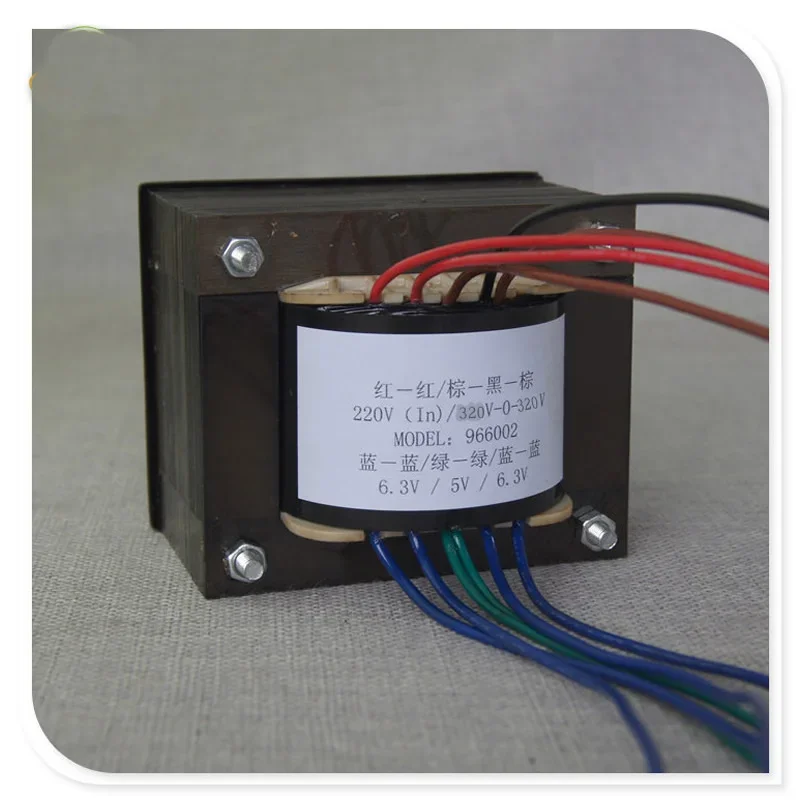 

For 220W high voltage output 320V-0-320V 0.2A, filament voltage 6.3V 5A 6.3V 5A 5V 4A, 6P3P、High Quality