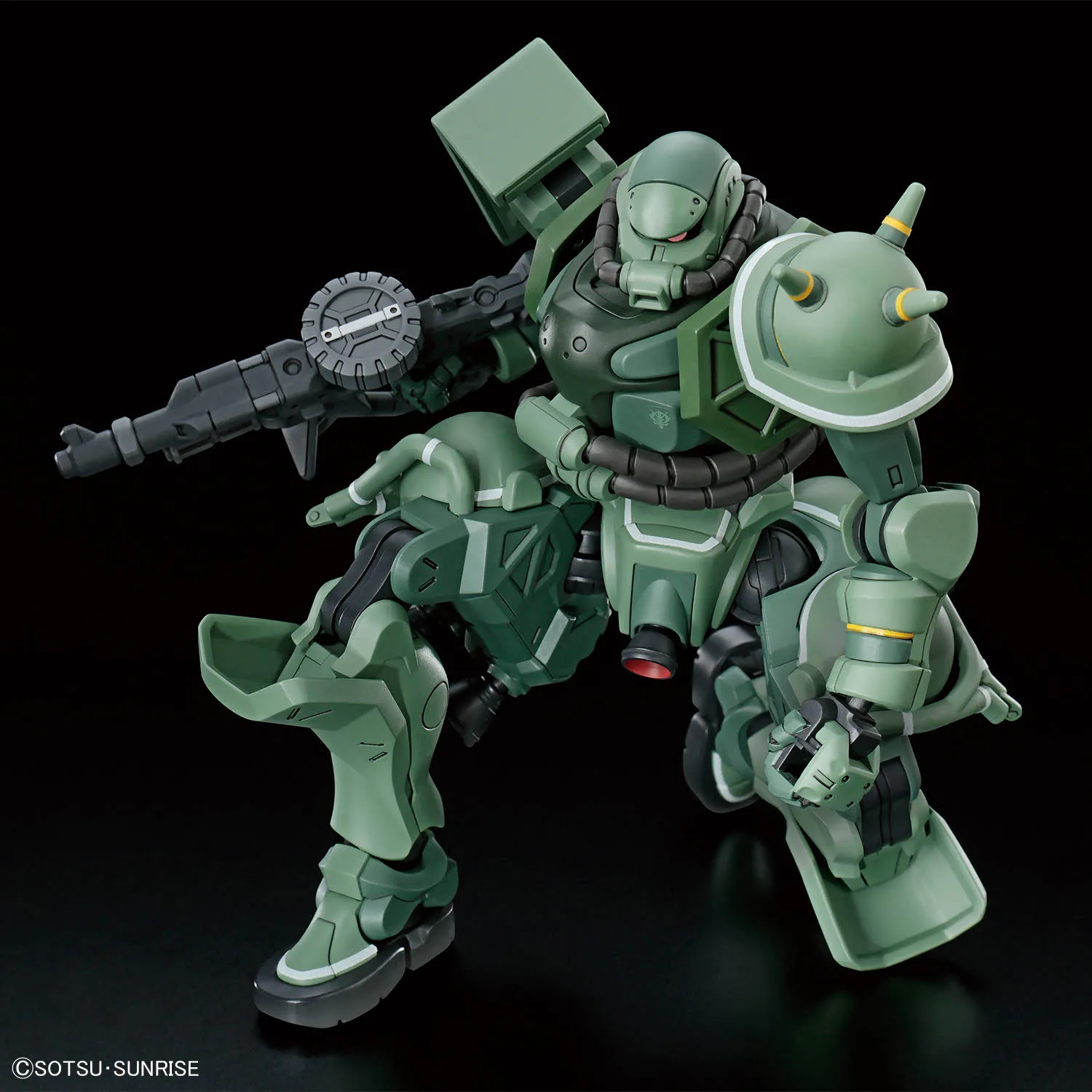 بانداي HG 1/144 MS-06 Zaku اللون الأخضر عمل أرقام البدلة المتنقلة Gundam GQuuuuX أنيمي أطقم منمذجة لعب للبنين الصندوق الأصلي #5