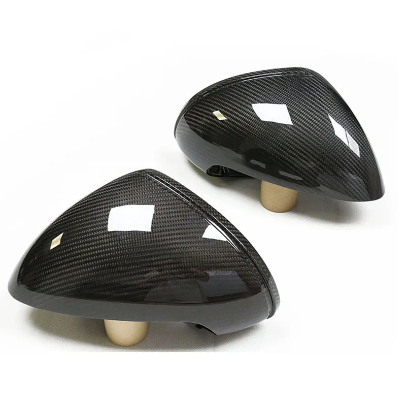 

For Porsche 981 Boxster Cayman Real Dry Carbon Fiber Exterior Decoration Rearview Mirror Cover Modification Accessories Body Kit