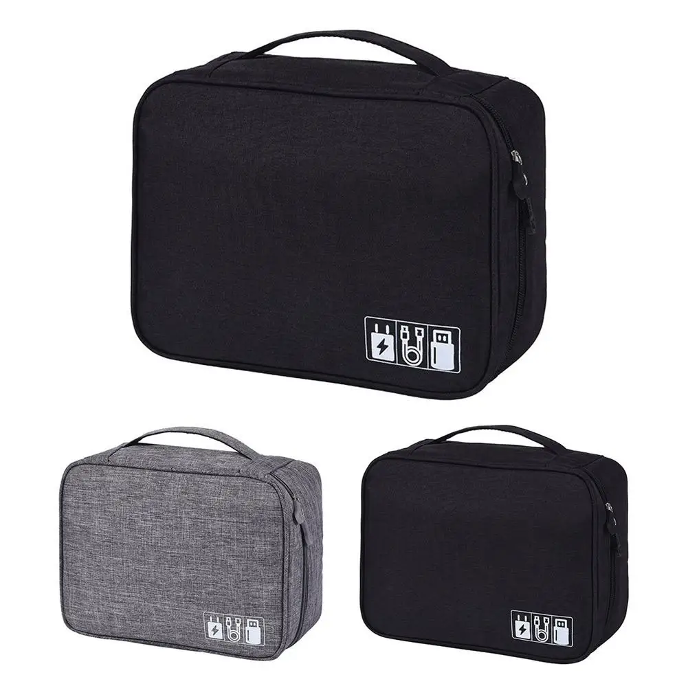 

Ortable Electronic Digital Storage Bag Multifunctional Travel Large-capacity Handbag Protective Dust-proof Case O6D2