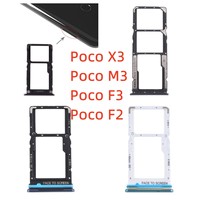 New For Xiaomi Poco X3 / Poco M3 / Poco F3 / F2 Pro SIM Card Tray Slot Holder For Xiaomi POCOPHONE F1 Sim Tray Replacement Part