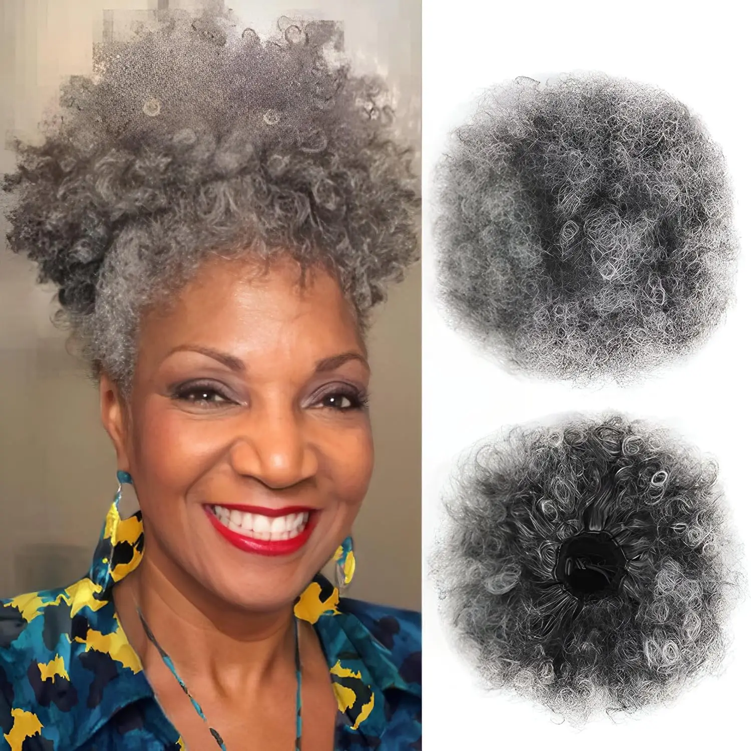 Synthetic Kinky Curly Afro Drawstring Ponytail for Women