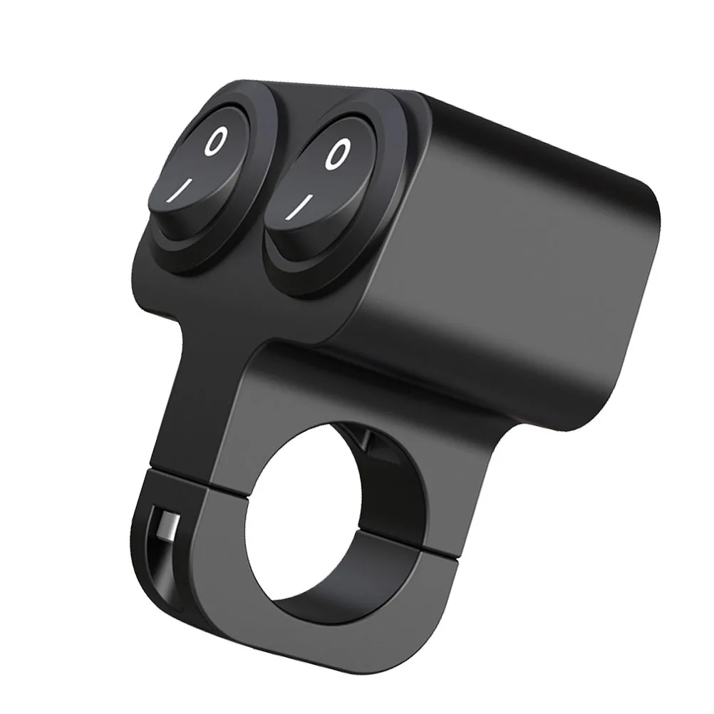 

Motorcycle Switch 22Mm Waterproof Metal Handlebar Toggle For Headlight Spotlight Flash Taillight Control Switch