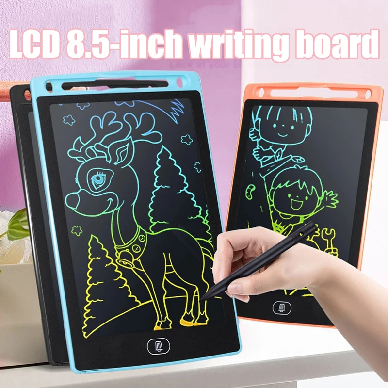 לוח כתיבה LCD לוח שרטוטים ילדים גרפיטי ציור צעצועים כתיבה ידנית לוח שחור קסם לוח שרטוטים מתנה לילדים