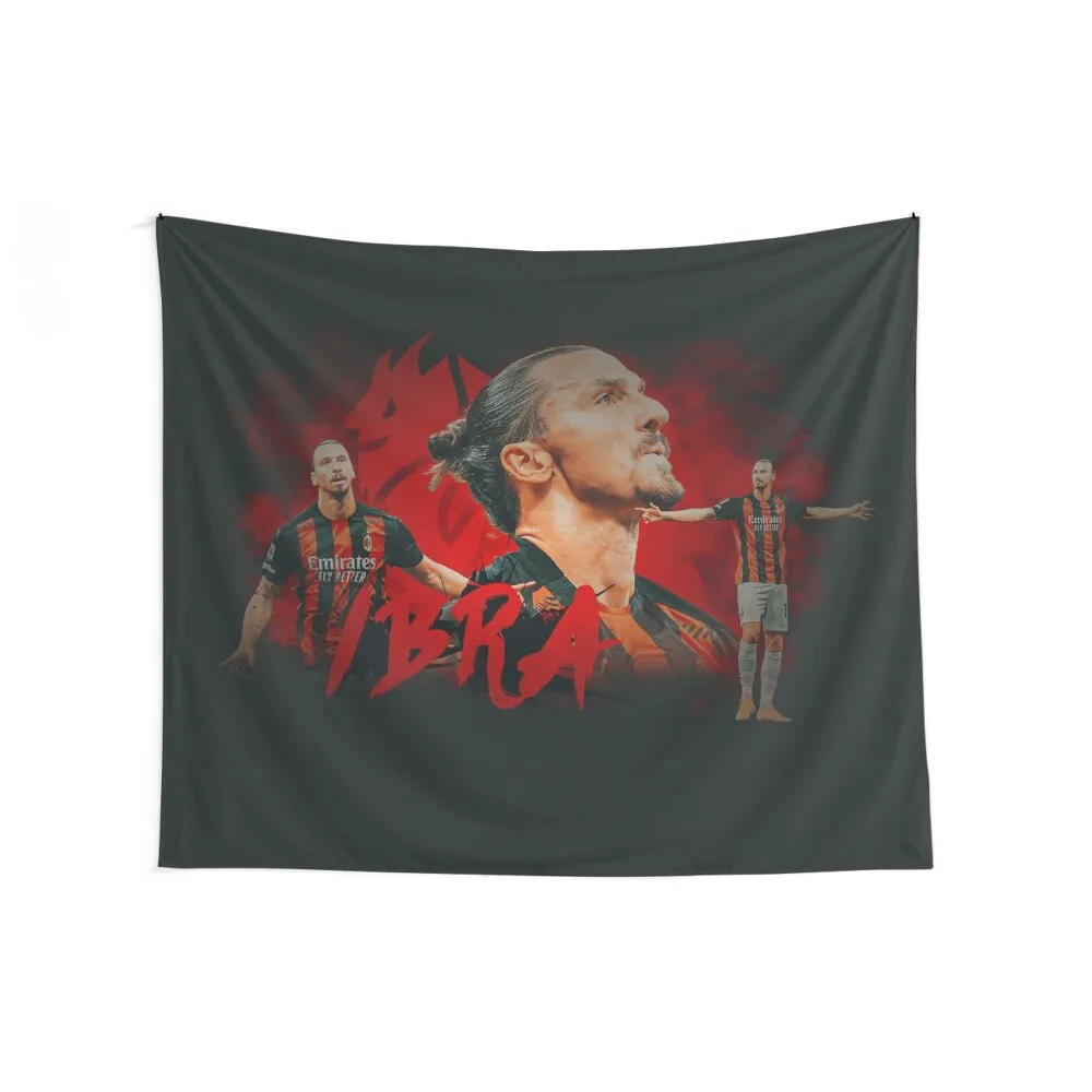 Zlatan Ibrahimovic Ac Milan Tapestry Japanese Room Decor Home And Comfort Decor Wall Hanging Tapestry