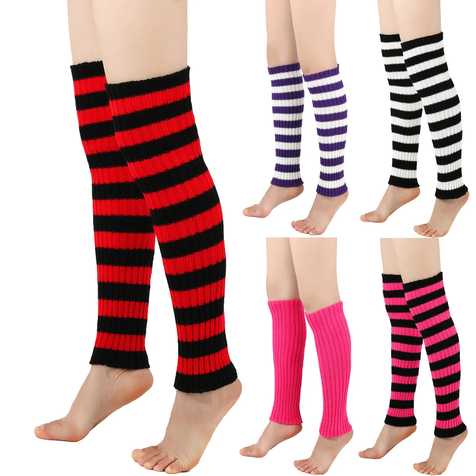الخريف والشتاء الجوارب الحرارية التراص الجوارب فضفاضة الرجعية محبوك غطاء الساق JK فتاة أنبوب متوسط موضة الصوف جهاز تدفئة القدمين المد
