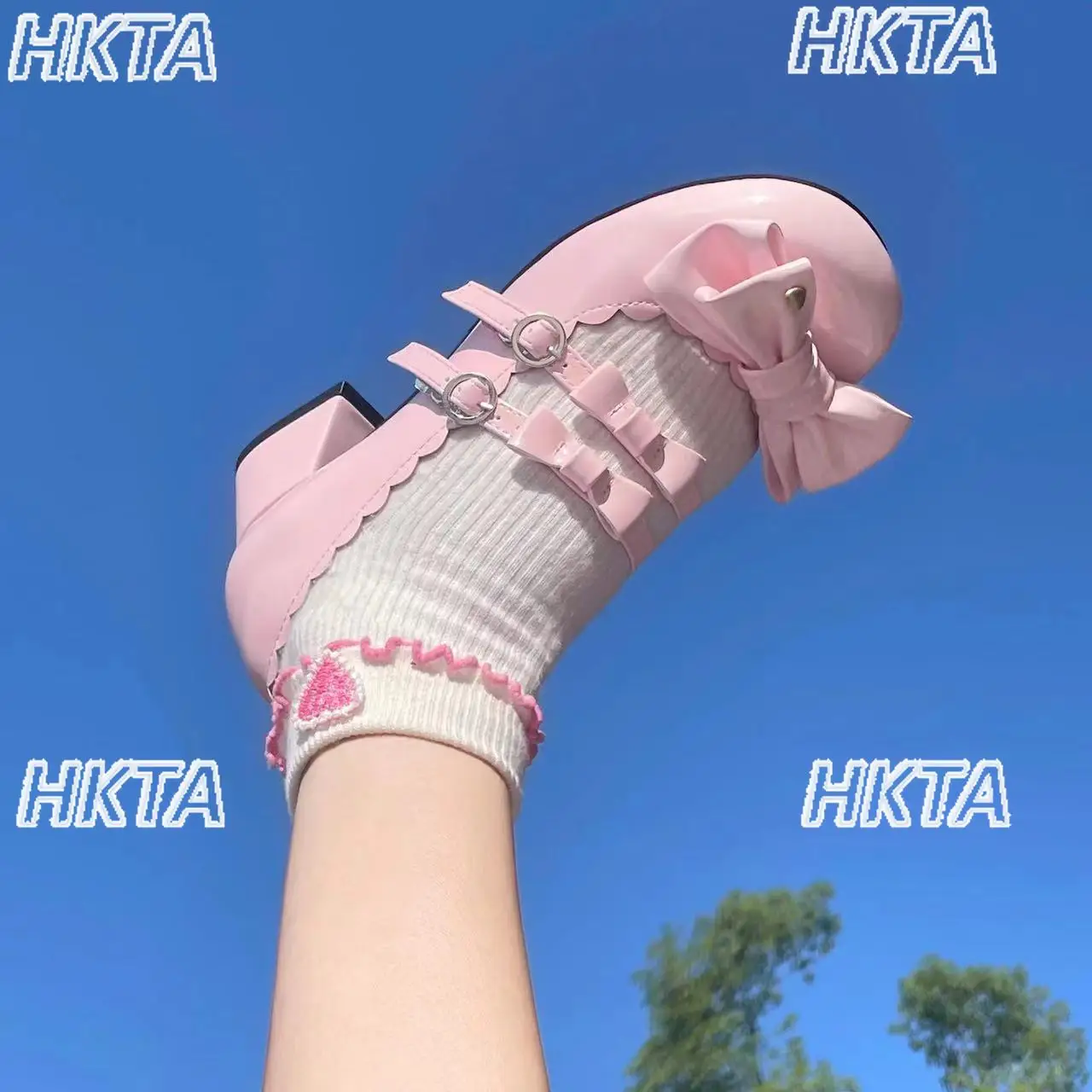 

Lolita Cute Bow Round Head Square Heel Patent Leather Shoes Female Mid Heel Pumps Sweet Mary Jane Versatile Lo Black Shoes Women