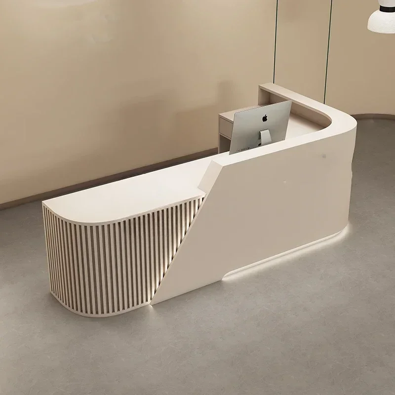 مكتب استقبال أمامي عالي الجودة ومتين للمكتب ومطعم وصالة الألعاب الرياضية الفاخرة ومكتب استقبال صغير #4