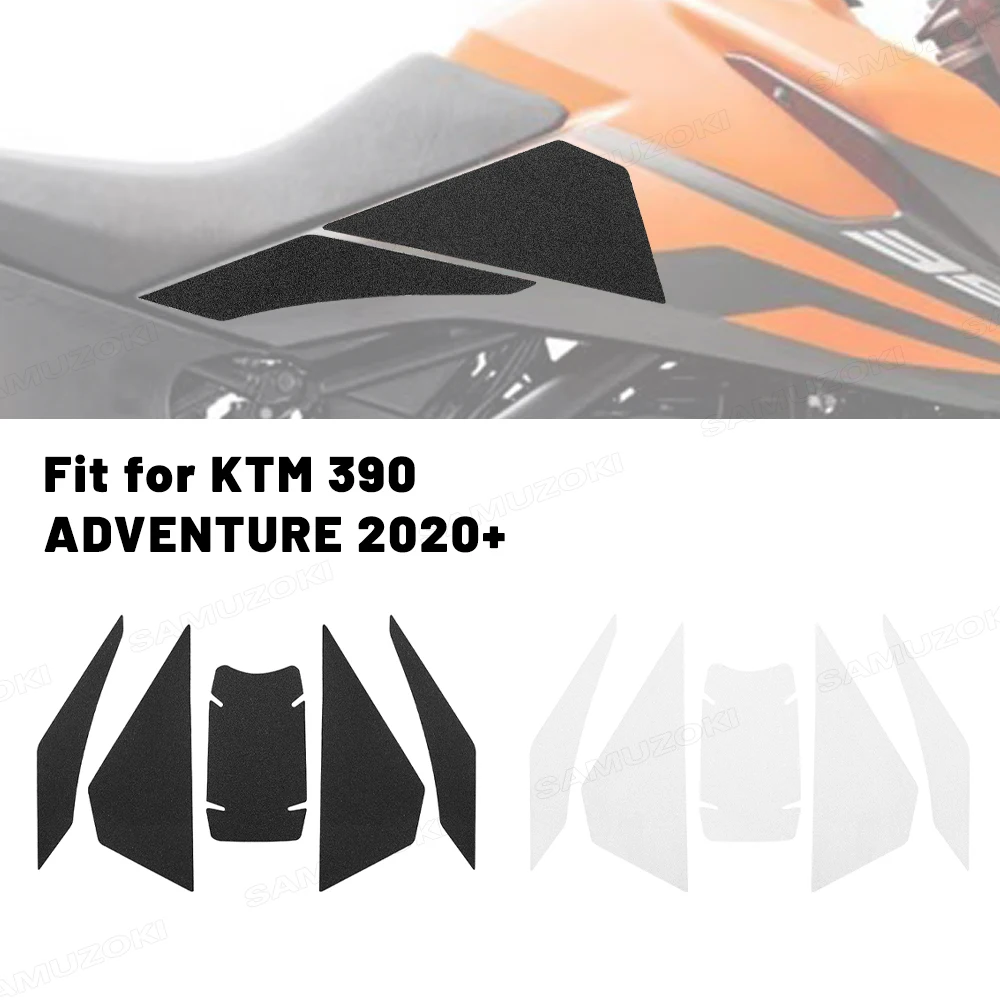 Motorcycles Anti Slip Tank Pad Protector Sticker Decals Gas Knee Grip Traction Pad Fit for KTM 390 ADV Adventure 2020-UP