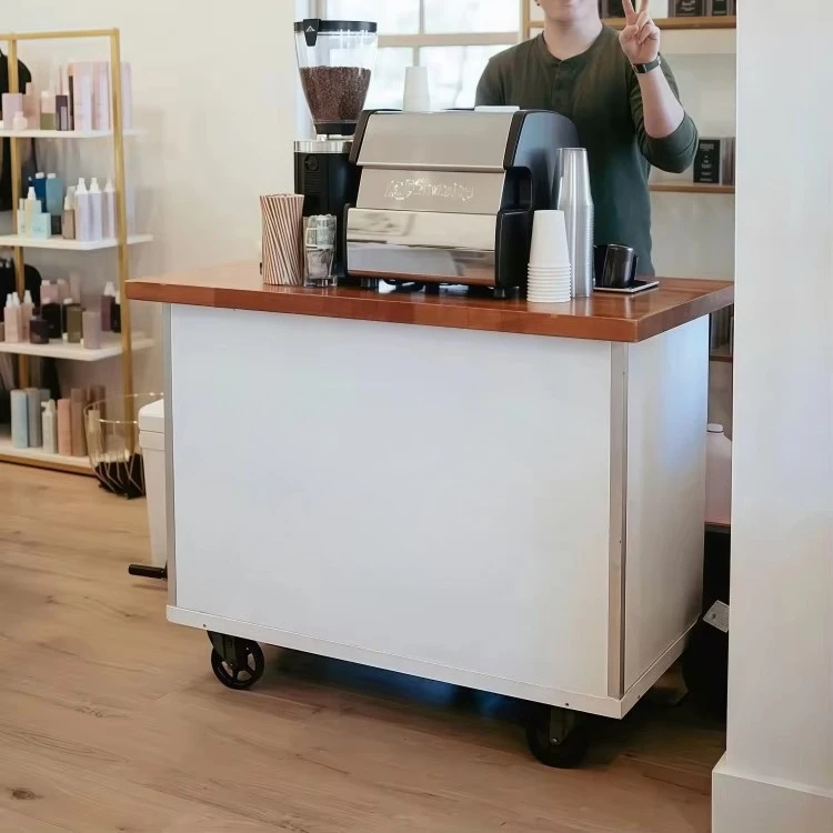 * Custom Candy Cart Commercial Mobile Coffee Cart Candy Cart for Weddings Parties and Birthdays Wedding Decorations