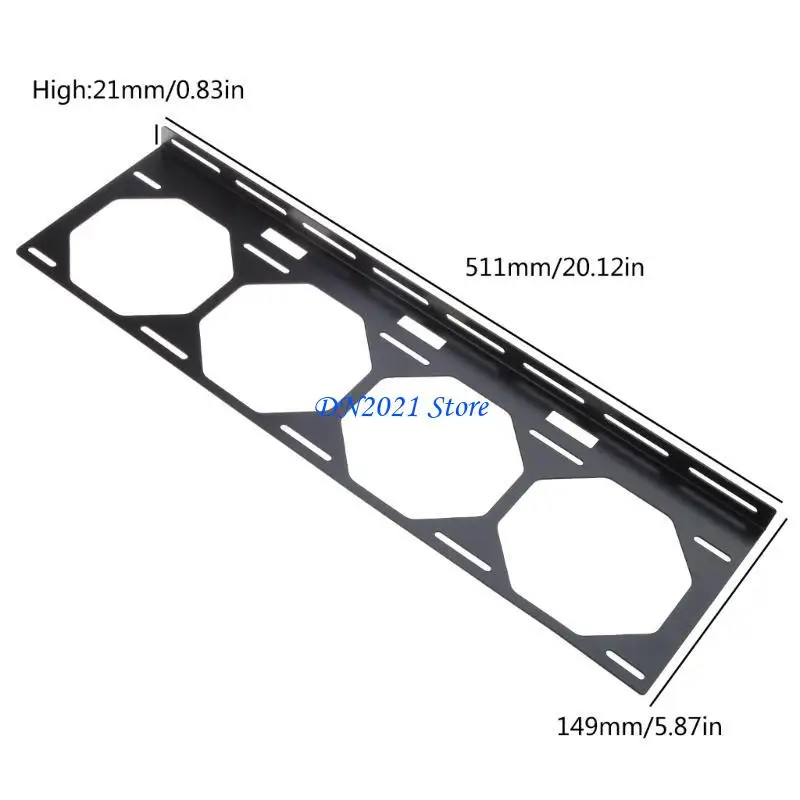 

F3KE 120 240 360 480mm Bracket for 12/14CM Fan External PC for Case Heatsink Gadget