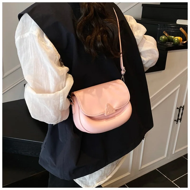 

ladies casual cotton crossbody bag women lightweight eco friendly handbag fashion solid color everyday bag