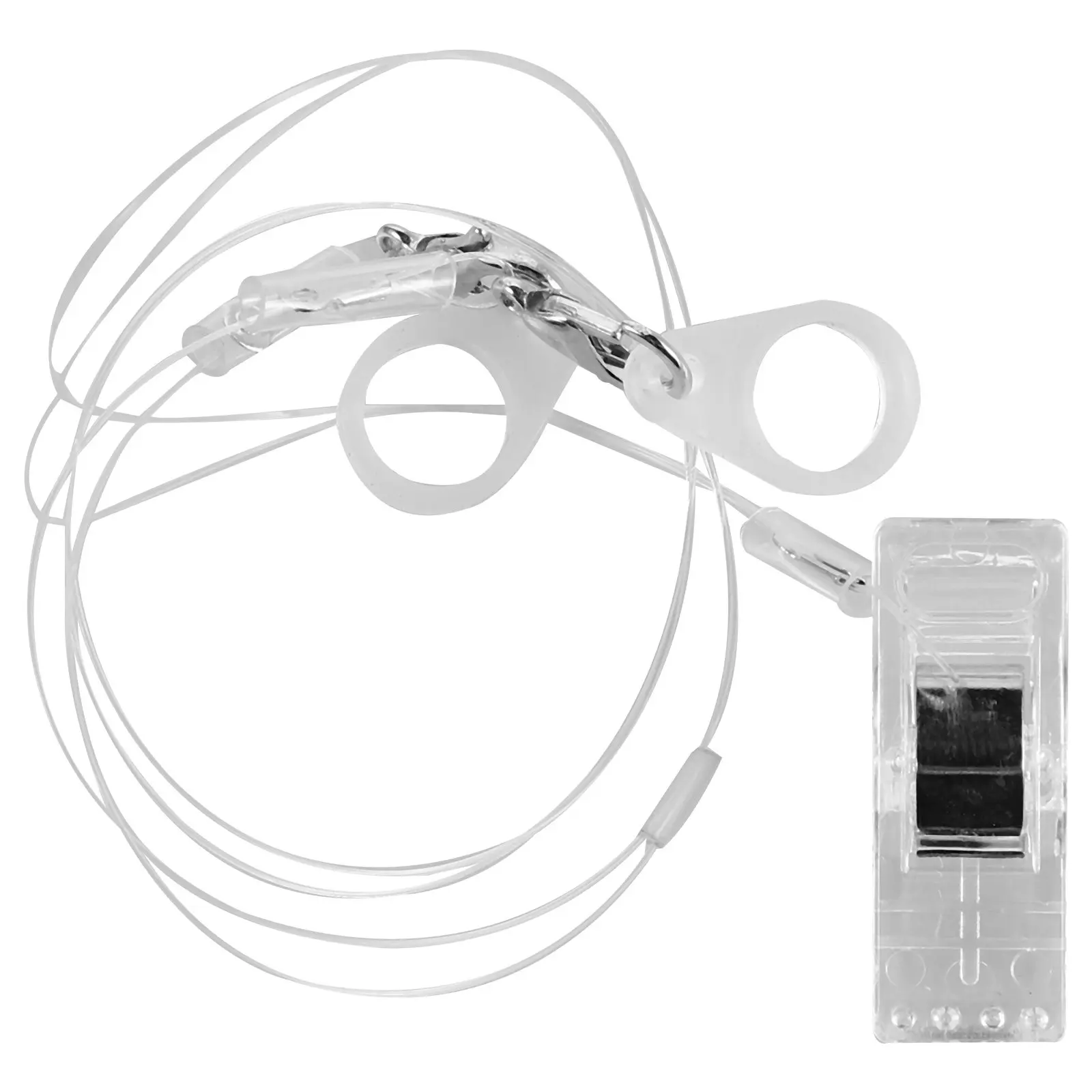 Hearing Aid Anti Loss Cord Bte Hearing Aids Protector Dual Ear Holder Transparent Safety Clip Lanyard for Adults Seniors